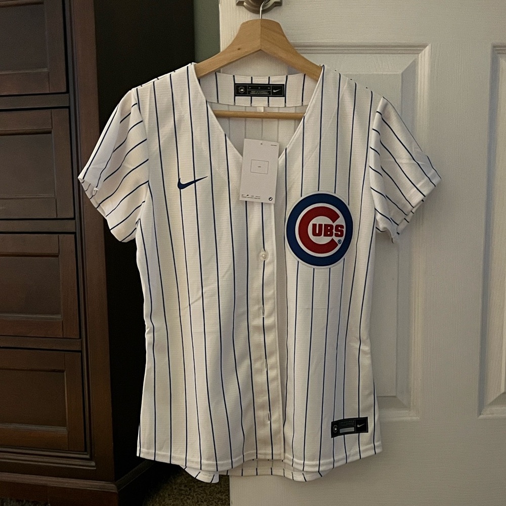 Women’s Chicago Cubs Nike White Home Replica Team Jersey Sz: M